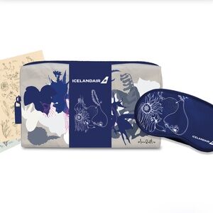 Icelandair Flora Travel Kit Pouch NWT